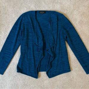 Jones New York collection cashmere teal top L